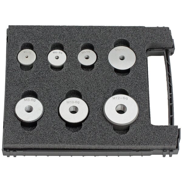 Set merilnega obroca za navoje metricni standardni navoj DIN ISO13 - 6g - M3-M12